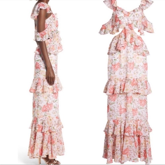 Wayf Milan Cut Out Maxi Dress - Picture 3 of 5